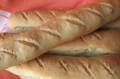 Σπιτικό ψωμί - μπαγκέτα