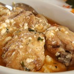 Chicken casserole with feta
