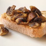 Appetizer with mushrooms