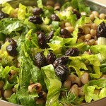 Black-eyed beans salad