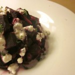 Recipe from Jenny for Beetroot sauce with feta and tops of broccoli / Beets wi...