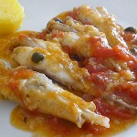 Συνταγή: Πεσκανδρίτσα με σάλτσα ντομάτας – peskandritsa domata kapari