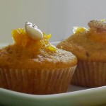 Muffins with orange and almond