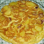 Ομελέτα με πατάτες, λουκάνικα