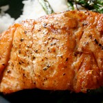 Grilled Salmon with Soy Sauce
