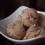 Mocha chocolate ice cream