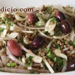 Salad with lentils and fennel