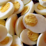 Boiled eggs in pressure cooker