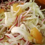 Salad with fennel and orange