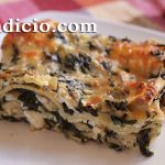 Lasagna with spinach and ricotta