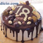 Cake with chocolate and coffee