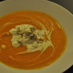 Συνταγή από Jenny για Σούπα με κολοκύθα και yams, blue cheese και ηλιόσπορους / ...