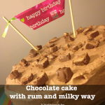 Συνταγή Από Jenny Για Τούρτα Με Μους Σοκολάτας, Ρούμι Και Κομματάκια Milky Way /...